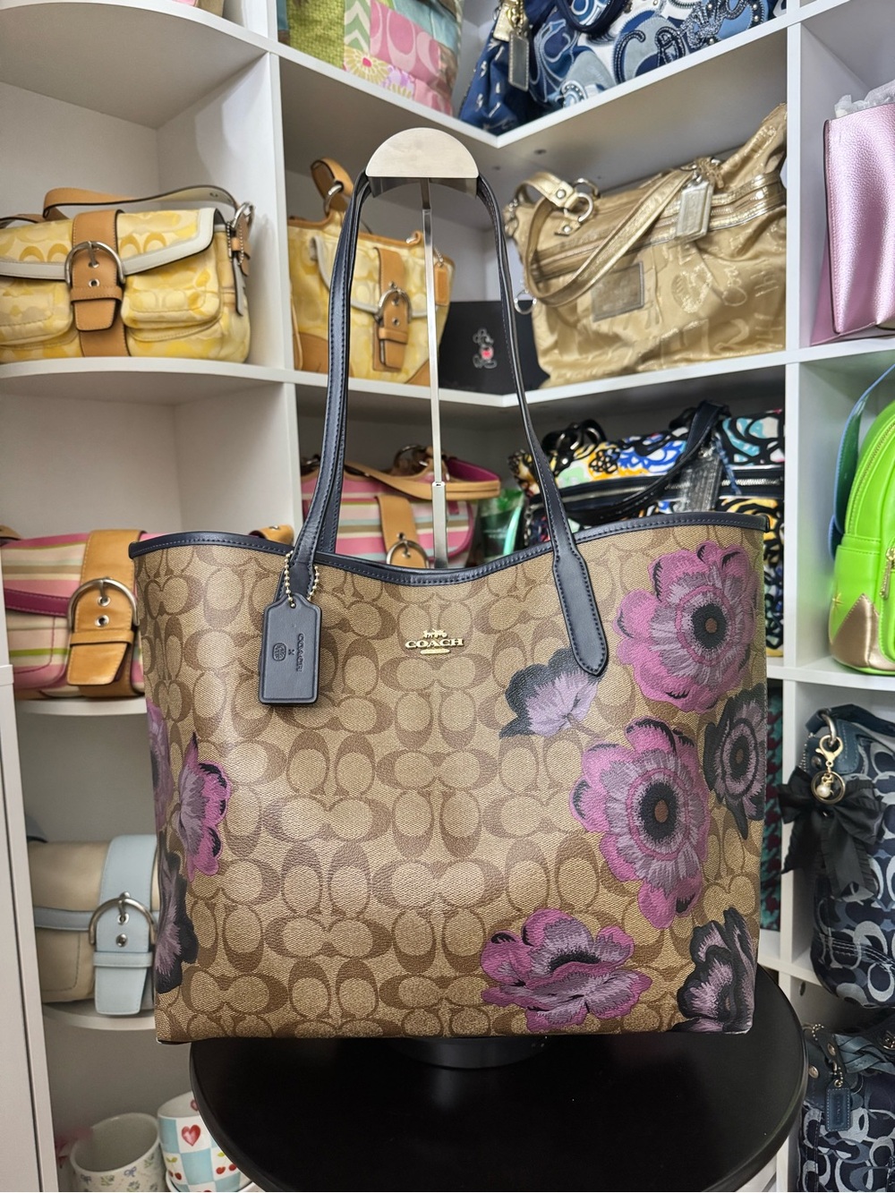 Coach Kaffe Fassett Floral City Tote Bag